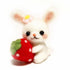 Bunny w/ Strawberry