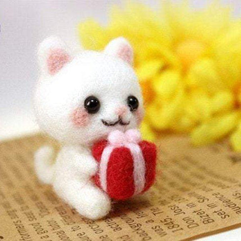 Cat w/ Present