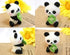 Panda w/ Flower