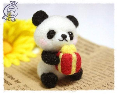 Panda w/ Present